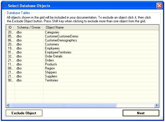 Advanced SQL Server Documentation Generator
